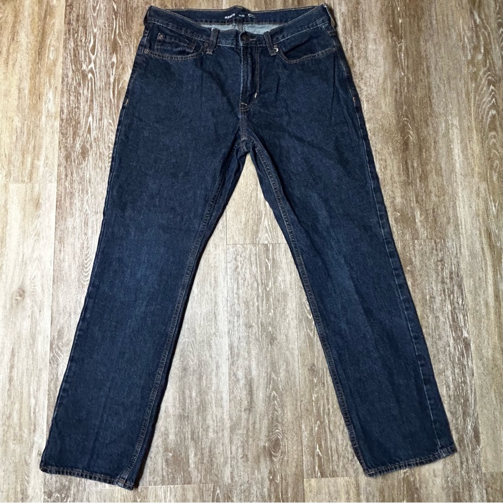 Old Navy Jeans Men's Size 34x30 Blue Straight Leg Cotton Denim